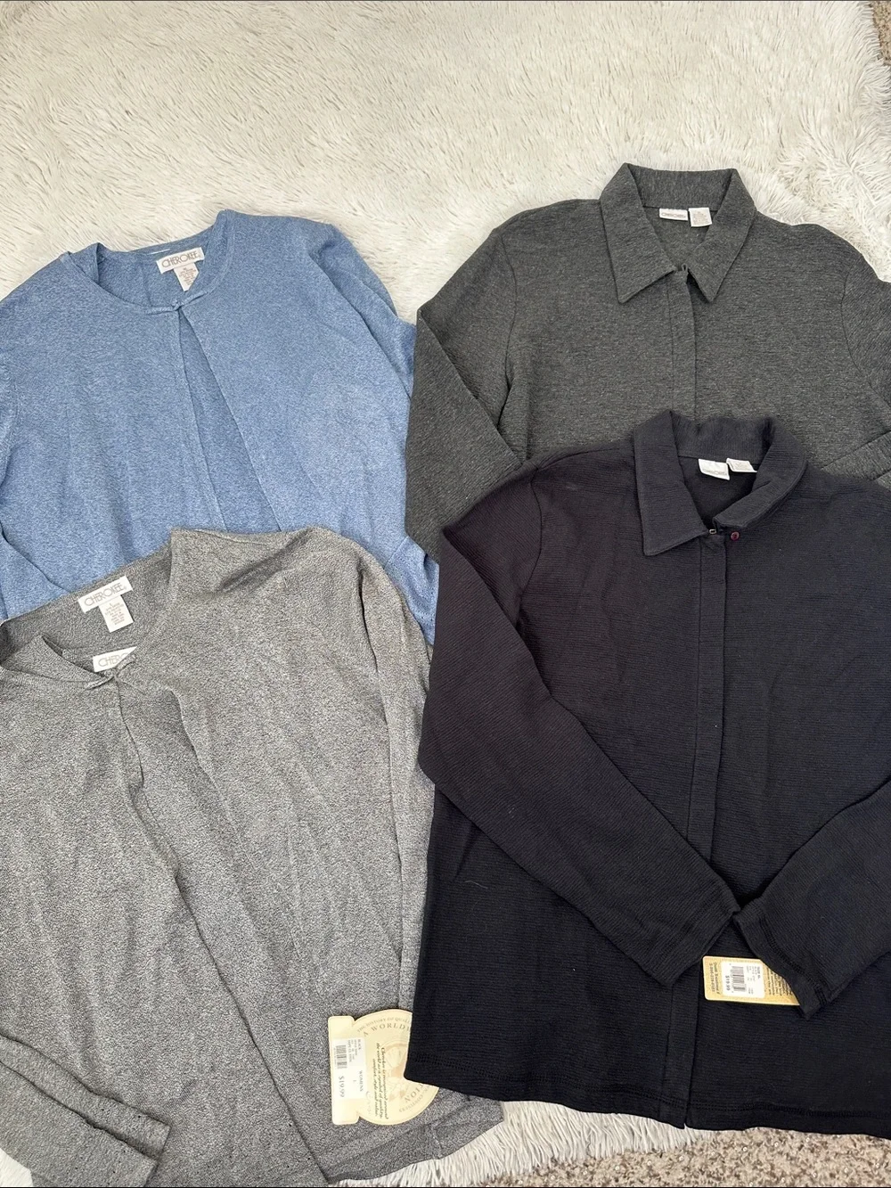 🥕 Bundle of 4 NWT Cherokee Cardigan/Jackets L/XL